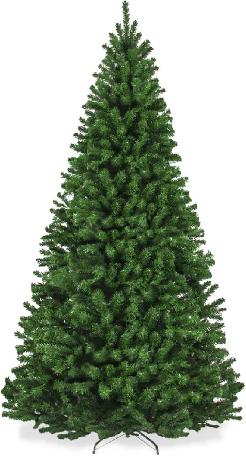 imageBest Choice Products Artificial Christmas Tree 6ft Premium Unlit Realistic Spruce Holiday Dcor wDense Branches Easy Assembly Metal BaseGreen Spruce
