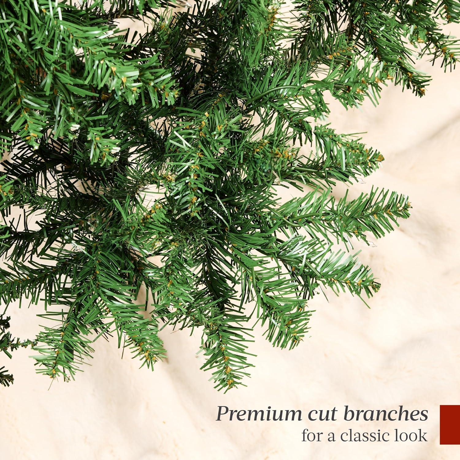 imageBest Choice Products Douglas Fir Christmas Tree 6ft Unlit Artificial Full Fir Holiday Decoration Realistic Appearance wMetal Stand45ft