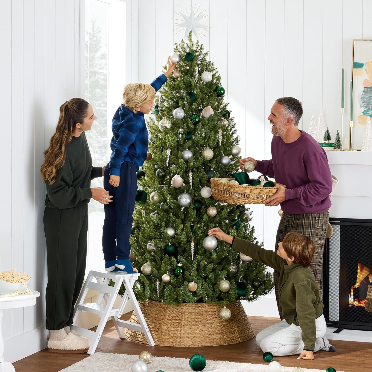 imageBest Choice Products Premium Nordic Fir Christmas Tree 6ft Unlit Artificial Full Hinged Realistic Holiday Decoration w 1350 Branch Tips6ft