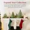 imageBest Choice Product 24in Extra Large Ceramic Christmas Tree PreLit HandPainted Tabletop XL Indoor Holiday Tree 74 Multicolor Bulbs LED Lights  GreenFrosted W Multicolored Lights