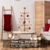 imageBest Choice Products 3ft Wrought Iron Ornament Display Christmas Tree wEasy Assembly and Stand  GoldGold