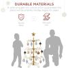 imageBest Choice Products 3ft Wrought Iron Ornament Display Christmas Tree wEasy Assembly and Stand  GoldGold