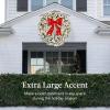 imageBest Choice Products 48in Large Flocked Artificial PreLit Fir Christmas Wreath Holiday Accent Decoration for Door Mantel wRed Lighted Bow 250 LED Lights 714 PVC Tips Power Plugin60in