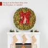 imageBest Choice Products 60in Large Artificial PreLit Fir Christmas Wreath Holiday Accent Decoration for Door Mantel wRed Lighted Bow 375 LED Lights 930 PVC Tips Power Plugin30in