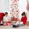 imageBest Choice Products 6ft PreLit Black Pencil Christmas Tree Slim Artificial Skinny Holiday Tree for Home Office Party Decoration w 608 Tips 250 Incandescent Lights Metal BaseWhite