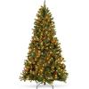 imageBest Choice Products 6ft PreLit PreDecorated Spruce Hinged Artificial Christmas Tree w 798 Tips Pinecones Berries 250 Lights Metal BaseGreenspruce  Predecorated