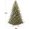 imageBest Choice Products 75ft PreLit Cashmere Christmas Tree Premium SemiFlocked Artificial Holiday Decor wCordless Connection 2in1 LED Lights75ft