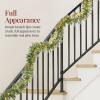 imageBest Choice Products 9ft PreLit Holiday PreDecorated Christmas Garland for Stairs Fireplace Decoration wPVC Tips 50 Lights Pine Cones Berries  SemiFlockedSKY8621