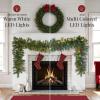 imageBest Choice Products 9ft PreLit Holiday PreDecorated Christmas Garland for Stairs Fireplace Decoration wPVC Tips 50 Lights Pine Cones Berries  SemiFlockedSKY8621