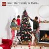imageBest Choice Products Artificial Christmas Tree 6ft Premium Unlit Hinged Design Dense Branches Realistic Holiday Dcor wEasy Assembly BaseBlack