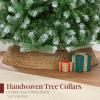 imageBest Choice Products Artificial Christmas Tree 6ft Premium Unlit Hinged Design Dense Branches Realistic Holiday Dcor wEasy Assembly BaseFrosted Pine