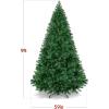 imageBest Choice Products Artificial Christmas Tree 6ft Premium Unlit Hinged Design Dense Branches Realistic Holiday Dcor wEasy Assembly BaseGreen