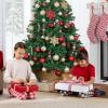 imageBest Choice Products Artificial Christmas Tree 6ft Premium Unlit Hinged Design Dense Branches Realistic Holiday Dcor wEasy Assembly BaseGreen