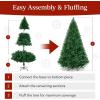 imageBest Choice Products Artificial Christmas Tree 6ft Premium Unlit Hinged Design Dense Branches Realistic Holiday Dcor wEasy Assembly BaseGreen