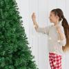 imageBest Choice Products Artificial Christmas Tree 6ft Premium Unlit Hinged Design Dense Branches Realistic Holiday Dcor wEasy Assembly BaseGreen