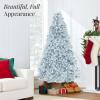 imageBest Choice Products Artificial Christmas Tree 6ft Premium Unlit Hinged Design Dense Branches Realistic Holiday Dcor wEasy Assembly BaseIce Blue