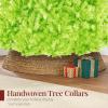 imageBest Choice Products Artificial Christmas Tree 6ft Premium Unlit Hinged Design Dense Branches Realistic Holiday Dcor wEasy Assembly BaseLime Green