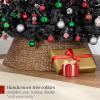 imageBest Choice Products Artificial Christmas Tree 6ft Premium Unlit Realistic Spruce Holiday Dcor wDense Branches Easy Assembly Metal BaseBlack Spruce