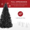 imageBest Choice Products Artificial Christmas Tree 6ft Premium Unlit Realistic Spruce Holiday Dcor wDense Branches Easy Assembly Metal BaseBlack Spruce