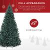 imageBest Choice Products Artificial Christmas Tree 6ft Premium Unlit Realistic Spruce Holiday Dcor wDense Branches Easy Assembly Metal BaseBlue Spruce