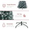 imageBest Choice Products Artificial Christmas Tree 6ft Premium Unlit Realistic Spruce Holiday Dcor wDense Branches Easy Assembly Metal BaseFrosted Blue Spruce
