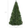 imageBest Choice Products Artificial Christmas Tree 6ft Premium Unlit Realistic Spruce Holiday Dcor wDense Branches Easy Assembly Metal BaseGreen Spruce
