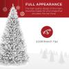 imageBest Choice Products Artificial Christmas Tree 6ft Premium Unlit Realistic Spruce Holiday Dcor wDense Branches Easy Assembly Metal BaseWhite Spruce
