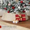 imageBest Choice Products Artificial Flocked Christmas Tree 6ft Premium Unlit Pine Holiday Dcor wFull Branches Metal Stand  Green45ft