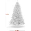 imageBest Choice Products Artificial Ivory Pampas Christmas Tree 75ft Premium Deluxe Unlit Pampas Grass Holiday Dcor Easy Assembly Metal BaseWhite