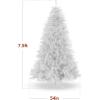 imageBest Choice Products Artificial Ivory Pampas Christmas Tree 75ft Premium Deluxe Unlit Pampas Grass Holiday Dcor Easy Assembly Metal BaseWhite