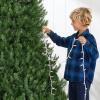 imageBest Choice Products Douglas Fir Christmas Tree 6ft Unlit Artificial Full Fir Holiday Decoration Realistic Appearance wMetal Stand45ft