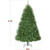 imageBest Choice Products Douglas Fir Christmas Tree 6ft Unlit Artificial Full Fir Holiday Decoration Realistic Appearance wMetal Stand45ft