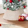 imageBest Choice Products Flocked Pencil Christmas Tree Unlit Slim Artificial Holiday Decoration 6ft Skinny Snowy Appearance wBase12ft