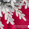 imageBest Choice Products Lighted Aspen Christmas Tree 6ft Flocked Artifical Noble Fir PreLit White ampamp Multicolored LED Lights Premium Holiday Dcor  GreenBlack