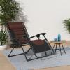 imageBest Choice Products Oversized Padded Zero Gravity Chair Folding Outdoor Patio Recliner XL Anti Gravity Lounger for Backyard wHeadrest Cup Holder Side Tray Polyester Mesh  Forest GreenBlackBrown