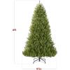 imageBest Choice Products Premium Nordic Fir Christmas Tree 6ft Unlit Artificial Full Hinged Realistic Holiday Decoration w 1350 Branch Tips6ft