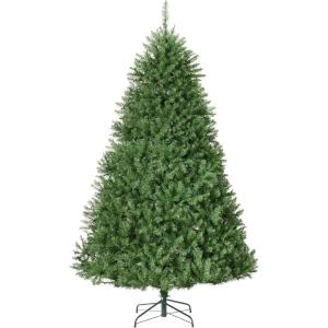 imageBest Choice Products Douglas Fir Christmas Tree 6ft Unlit Artificial Full Fir Holiday Decoration Realistic Appearance wMetal Stand9ft