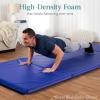 imageBest Choice Products 10ftx4ftx2in Folding Gym Mat 4Panel Exercise Gymnastics Aerobics Workout Fitness Floor Mats wCarrying HandlesBlack