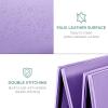 imageBest Choice Products 10ftx4ftx2in Folding Gym Mat 4Panel Exercise Gymnastics Aerobics Workout Fitness Floor Mats wCarrying HandlesPurple wBeam