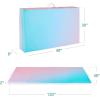 imageBest Choice Products 10ftx4ftx2in Folding Gym Mat 4Panel Exercise Gymnastics Aerobics Workout Fitness Floor Mats wCarrying HandlesRainbow Ombre
