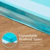 imageBest Choice Products 10ftx4ftx2in Folding Gym Mat 4Panel Exercise Gymnastics Aerobics Workout Fitness Floor Mats wCarrying HandlesTie Dye
