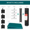 imageBest Choice Products 10x10ft 1Person Setup Pop Up Canopy Tent Instant Portable Shelter w 1Button Push Case 4 Weight Bags  BlueCerulean