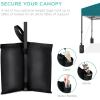 imageBest Choice Products 10x10ft 1Person Setup Pop Up Canopy Tent Instant Portable Shelter w 1Button Push Case 4 Weight Bags  BlueCerulean