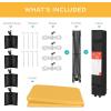 imageBest Choice Products 10x10ft 1Person Setup Pop Up Canopy Tent Instant Portable Shelter w 1Button Push Case 4 Weight Bags  BlueMarigold