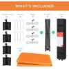 imageBest Choice Products 10x10ft 1Person Setup Pop Up Canopy Tent Instant Portable Shelter w 1Button Push Case 4 Weight Bags  BlueOrange