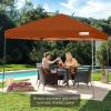 imageBest Choice Products 10x10ft 1Person Setup Pop Up Canopy Tent Instant Portable Shelter w 1Button Push Case 4 Weight Bags  BlueRust