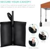 imageBest Choice Products 10x10ft 1Person Setup Pop Up Canopy Tent Instant Portable Shelter w 1Button Push Case 4 Weight Bags  BlueRust