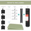imageBest Choice Products 10x10ft 1Person Setup Pop Up Canopy Tent Instant Portable Shelter w 1Button Push Case 4 Weight Bags  BlueSage Green