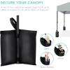 imageBest Choice Products 10x10ft 1Person Setup Pop Up Canopy Tent Instant Portable Shelter w 1Button Push Case 4 Weight Bags  BlueSilver