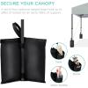 imageBest Choice Products 10x10ft 1Person Setup Pop Up Canopy Tent Instant Portable Shelter w 1Button Push Case 4 Weight Bags  BlueSilver
